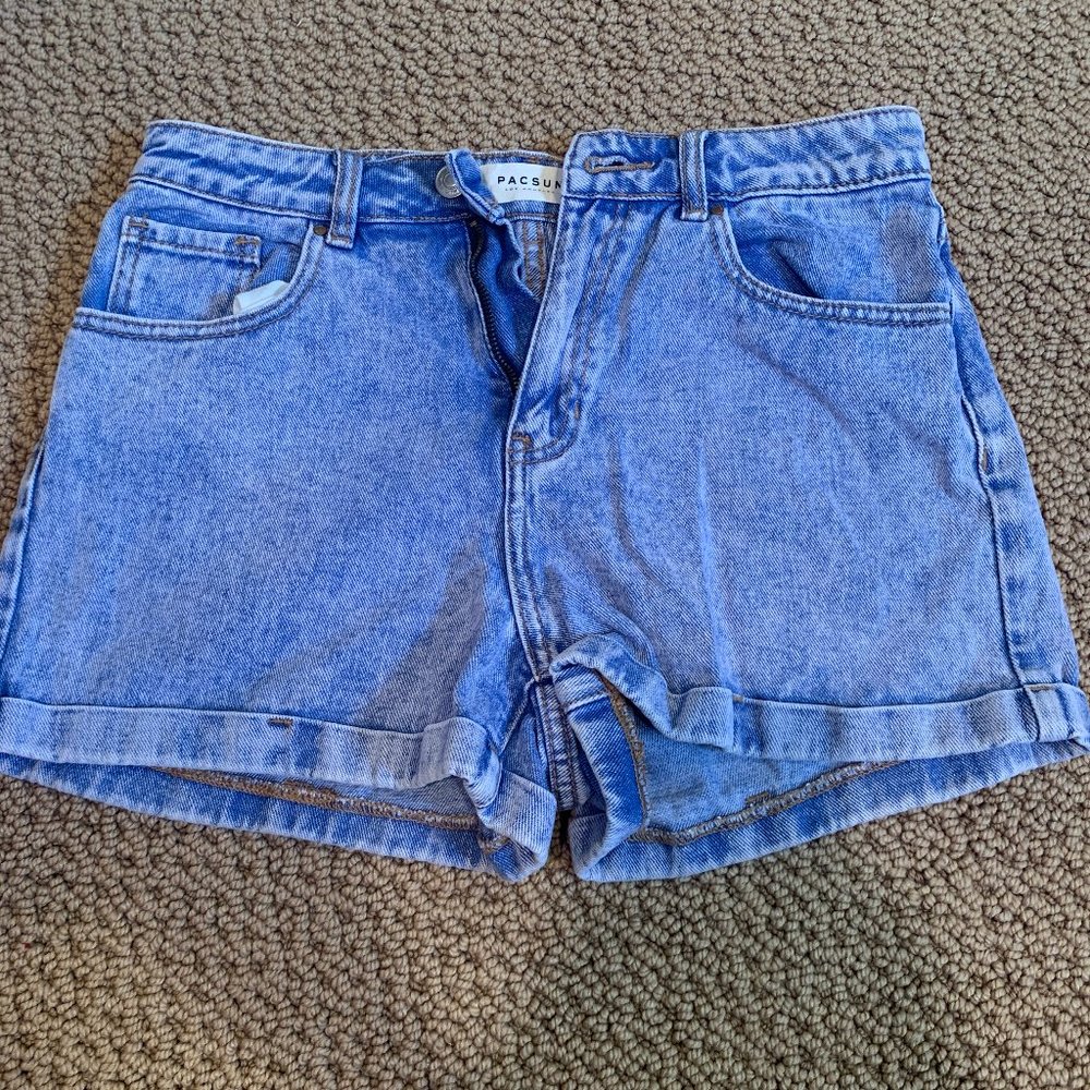 Pacsun Mom High-Rise Denim Shorts- size 27